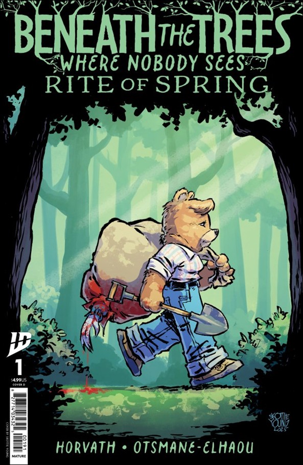 Beneath the Trees Where Nobody Sees: Rite of Spring issue 1-D Skottie Young Cover