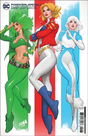 Power Girl Special issue 1-D David Nakayama Cardstock Cover