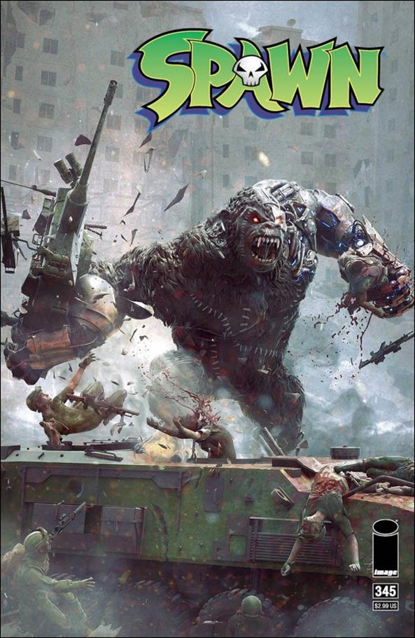 Spawn issue 345-B Björn Barends Cover
