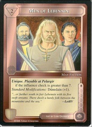 Middle-Earth: The Wizards (Base Set) card 280 Men of Lebennin