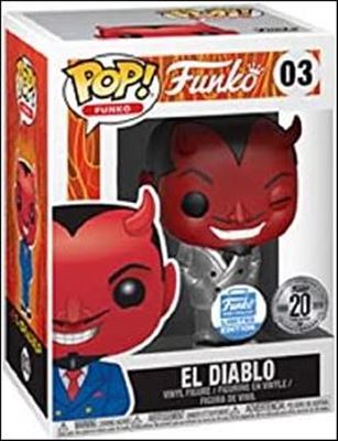POP! Funko - Fantastik Plastik figure 3-B El Diablo (Silver Suit) Funko Shop Exclusive