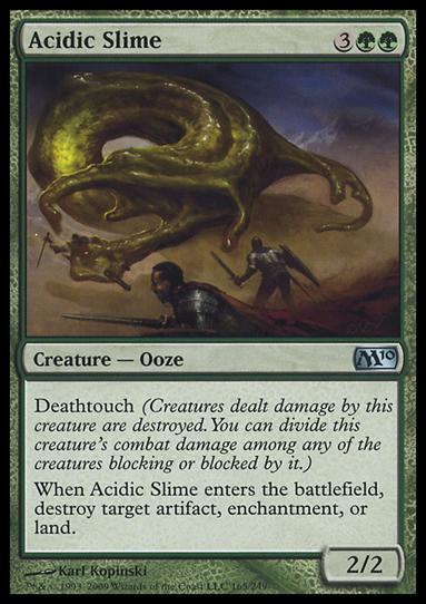 Magic the Gathering: 2010 Core Set (Base Set) card 165 Acidic Slime