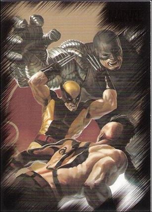 Marvel Heroes and Villains (Base Set) card 39 Wolverine vs Daken & Cyber