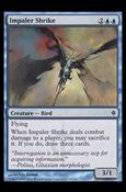 Magic the Gathering: New Phyrexia card 36 Impaler Shrike