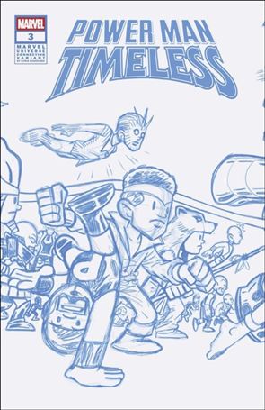 Power Man: Timeless issue 3-D Chris Giarrusso 1:50 Line MU Wraparound Cover