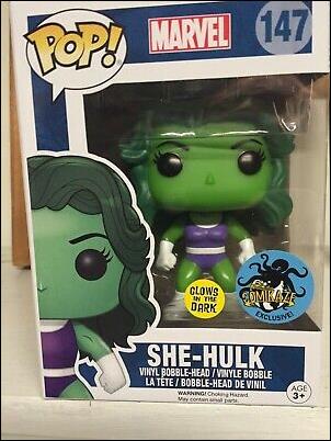 POP! Marvel figure 147-B She-Hulk (Glow-In-The-Dark)