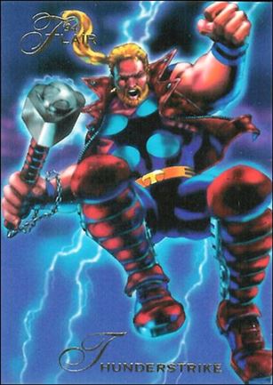 Marvel Annual Flair '94 (Base Set) card 109 Thunderstrike
