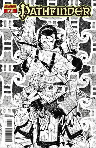 Pathfinder issue 2-E Matteo Scalera 1:25 Black & White Cover
