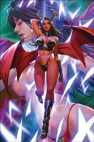 Vampirella vs Purgatori issue 4-Q Derrick Chew Virgin Cover