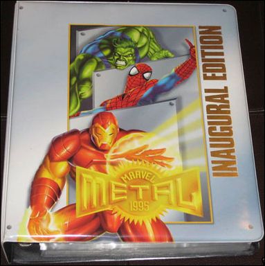 Marvel Metal card 3 Collector's Binder