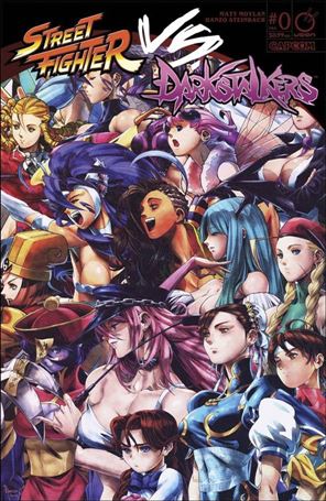 Street Fighter vs Darkstalkers issue 0-B Jean-Baptiste Nanteau Cover