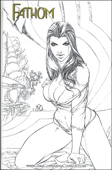 Fathom (1998) issue 7-C Jay Company Sketch Cover 1/500