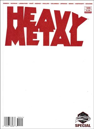Heavy Metal issue 300-D Blank Cover