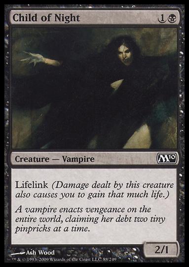 Magic the Gathering: 2010 Core Set (Base Set) card 88 Child of Night