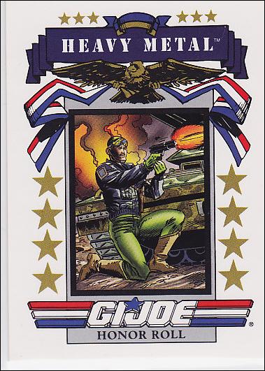 G.I. Joe (Base Set) card 185 Heavy Metal