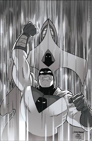 Space Ghost (2024) issue 7-K Anthony Marques B&W 1:30 Line Art Virgin Cover