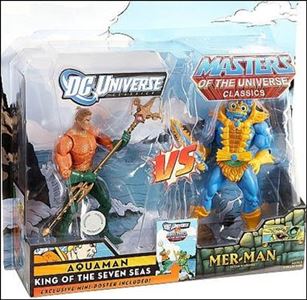 DC Universe Classics vs Masters of the Universe Classics  figure 3 Aquaman vs Mer-Man