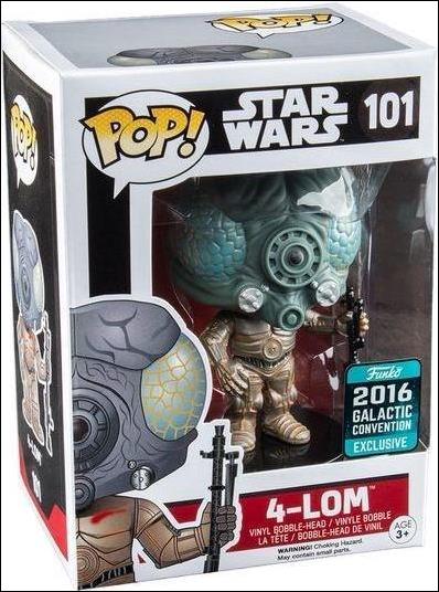 POP! Star Wars figure 101-B 4-LOM Galactic Convention