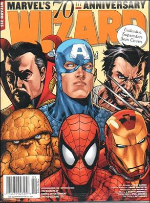 Wizard: The Magazine of Comics, Entertainment and Pop Culture issue 215 Marvel 70th Anniversary Cover