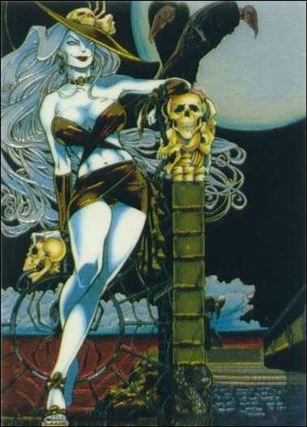 Lady Death All Chromium (Base Set) card 80 Presence of Death