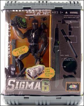 G.I. Joe: SIGMA 6 (Commando Assortment) figure 3 Snake Eyes