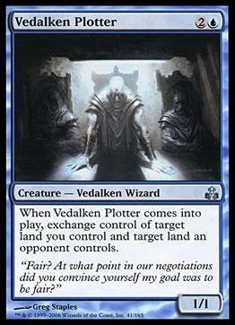 Magic the Gathering: Guildpact (Base Set) card 41 Vedalken Plotter