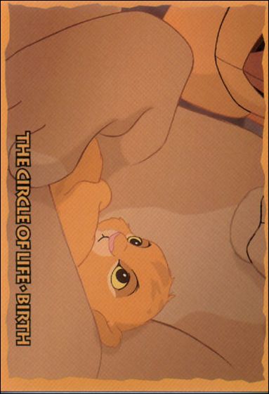 Lion King: Series 1 (Base Set)  card 76 The Circle of Life - Birth