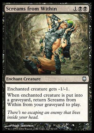 Magic the Gathering: Darksteel (Base Set) card 52 Screams from Within