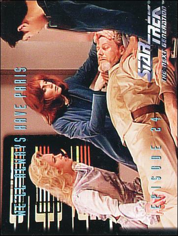 Star Trek: The Next Generation - The Episode Collection Season One (Base Set) card 79 We'll Always Have Paris, Episode 24A