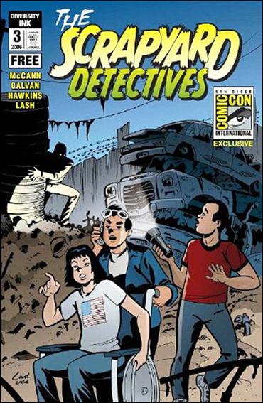 Scrapyard Detectives issue 3-B Batton Lash San Diego Comic-Con Cover