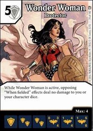 DC Comics Dice Masters World's Finest card 74 Wonder Woman: Protector