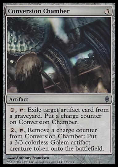 Magic the Gathering: New Phyrexia card 133 Conversion Chamber