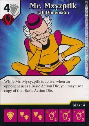 DC Comics Dice Masters World's Finest card 123 Mr. mxyzptlk: 5th Dimension 