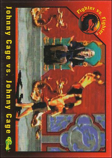 Mortal Kombat (Base Set) card 51 Johnny Cage vs. Johnny Cage