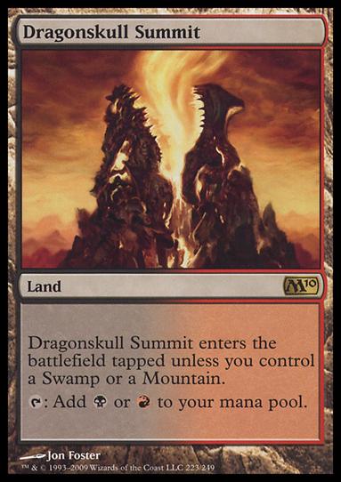 Magic the Gathering: 2010 Core Set (Base Set) card 223 Dragonskull Summit
