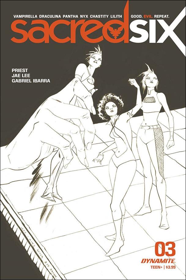 Sacred Six issue 3-I Jae Lee 1:15 Tint Cover