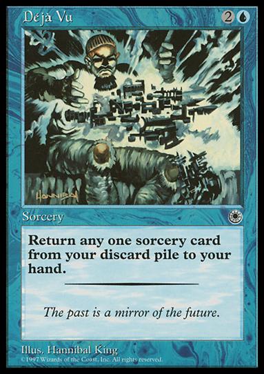 Magic the Gathering: Portal (Base Set) card 52 Déjà Vu