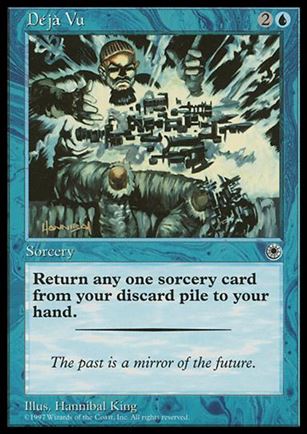 Magic the Gathering: Portal (Base Set) card 52 Déjà Vu