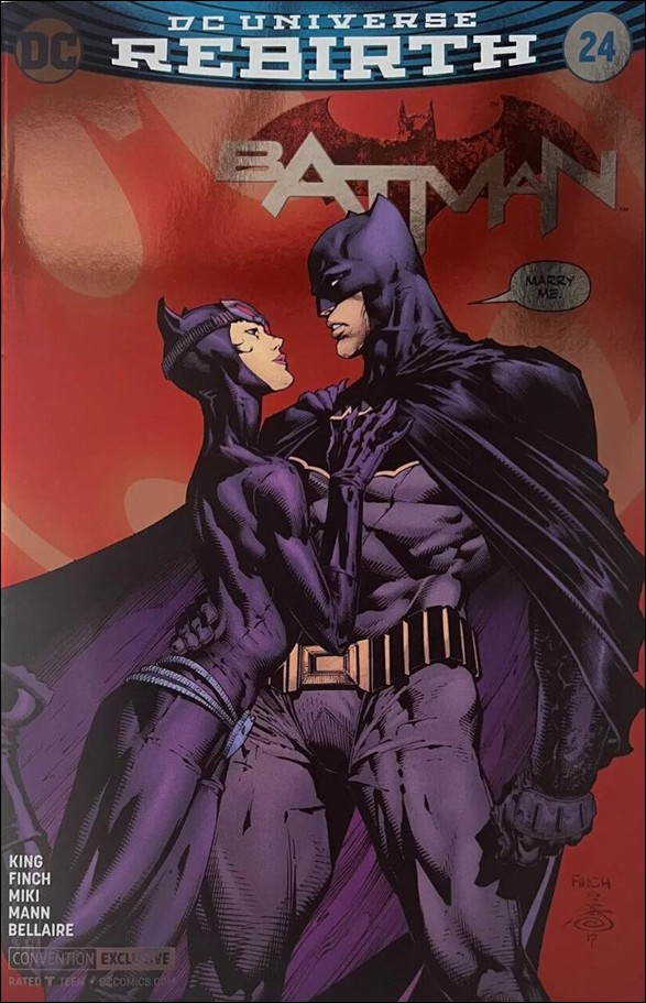 Batman (2016) issue 24-G David Finch SDCC Foil Cover