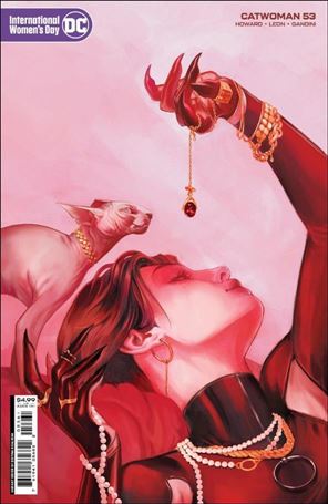 Catwoman (2018) issue 53-F Qistina Khalidah Womens Day Cardstock Cover