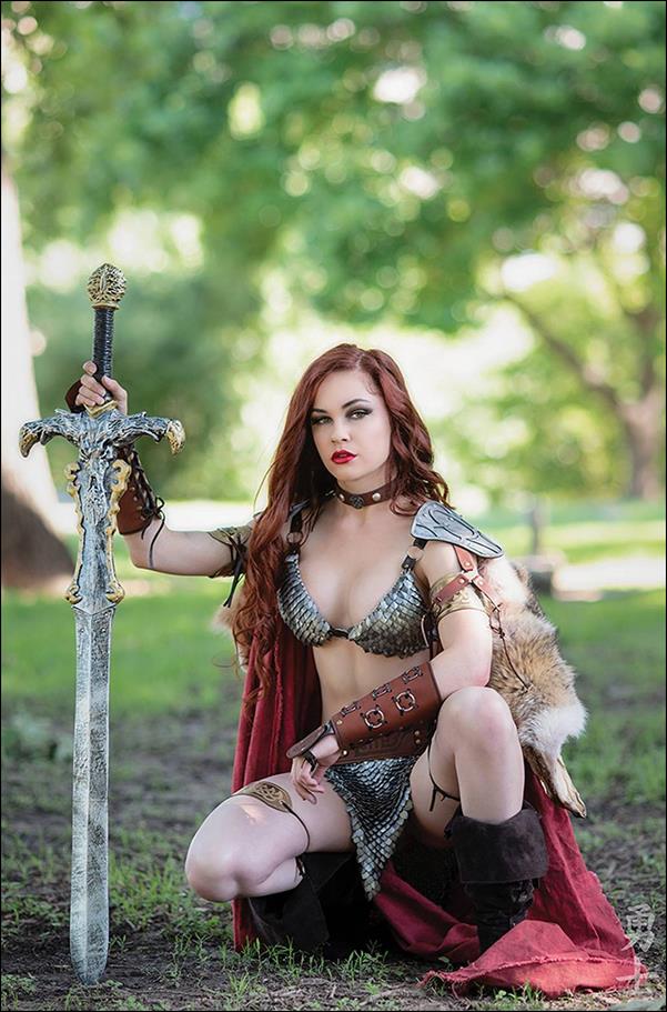 Sonjaversal issue 5-Q 1:35 Virgin Cosplay Photo Cover