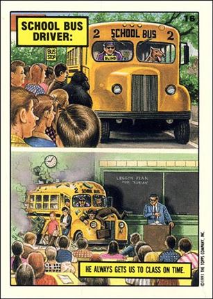 Toxic High (Base Set) card 16 School Bus Driver
