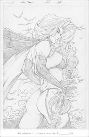 Lady Death: Tribulation issue 1-DF Untouched Edition 1/99