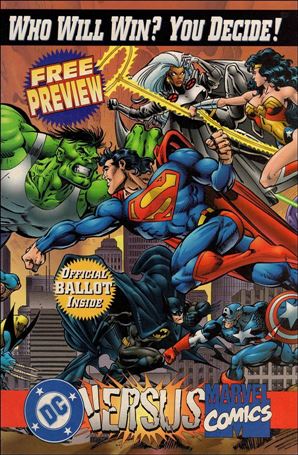 DC Versus Marvel/Marvel Versus DC Consumer Preview Cover Image 1