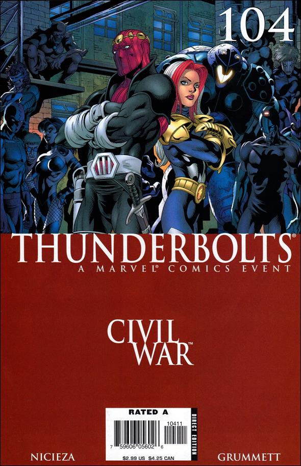 Thunderbolts (1997) issue 104 Tom Grummett Red Cover
