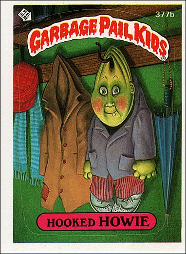 Garbage Pail Kids: Series 09 (Base Set) card 377b Hooked Howie