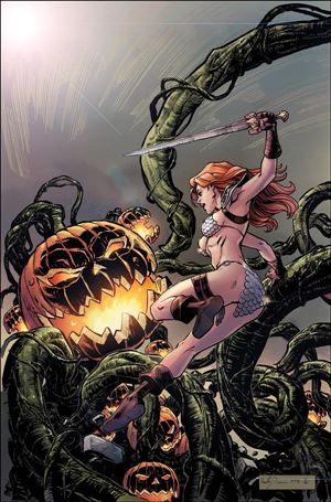 Red Sonja Halloween Special issue 1-B Metal Cover Edition