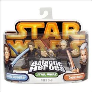 Star Wars: Galactic Heroes figure 15 Anakin Skywalker and Count Dooku