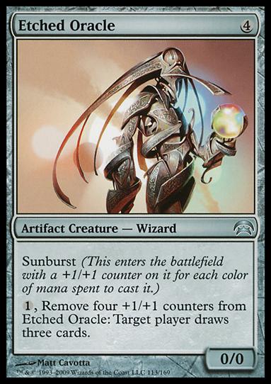 Magic the Gathering: Planechase (Base Set) card 113 Etched Oracle