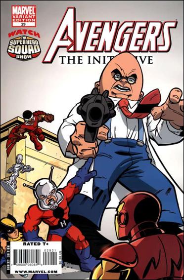 Avengers: The Initiative issue 29-B 1:15 "Super Hero Squad" Cover